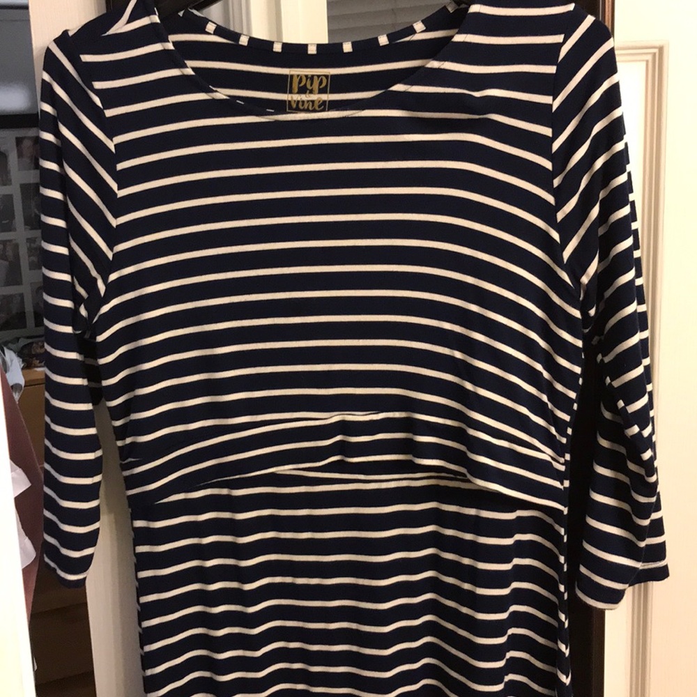 Nursing friendly dress
